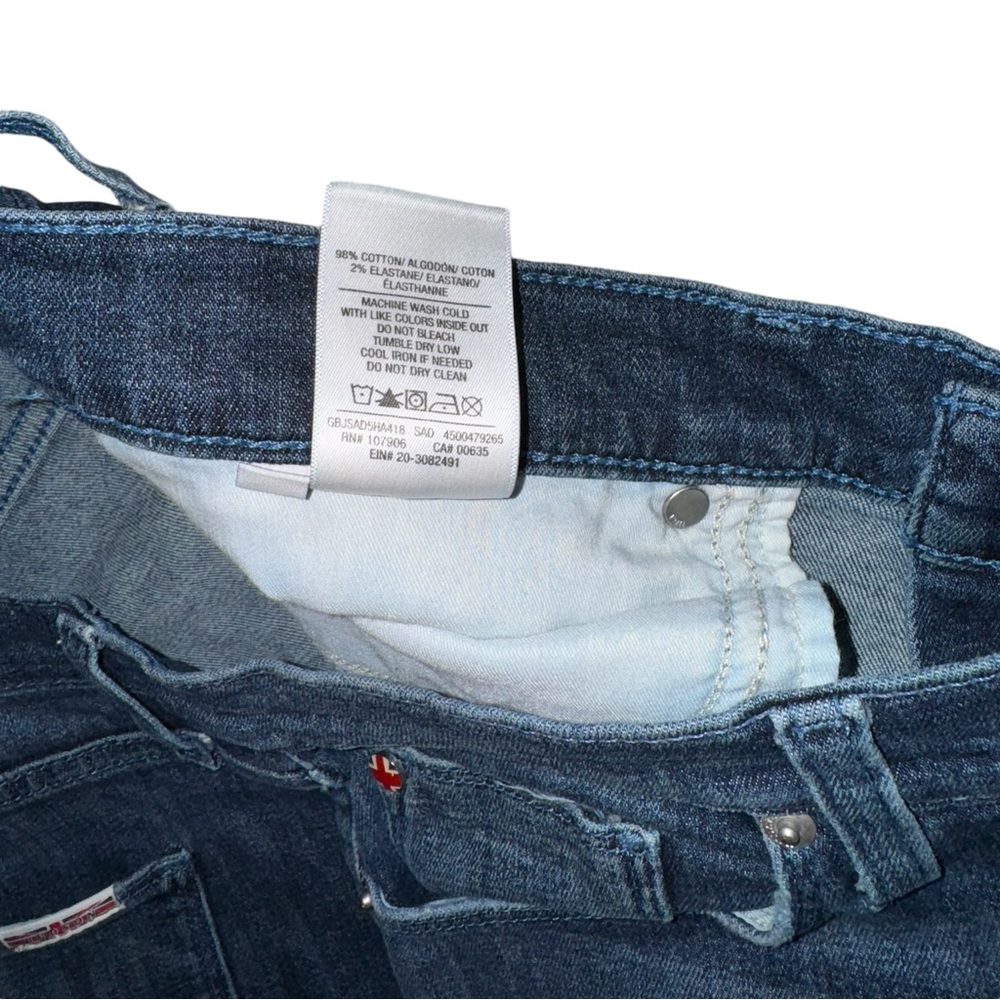 Hudson Jeans Blair High Rise Super Skinny Dark Wash Size 32 - Picture 7 of 7